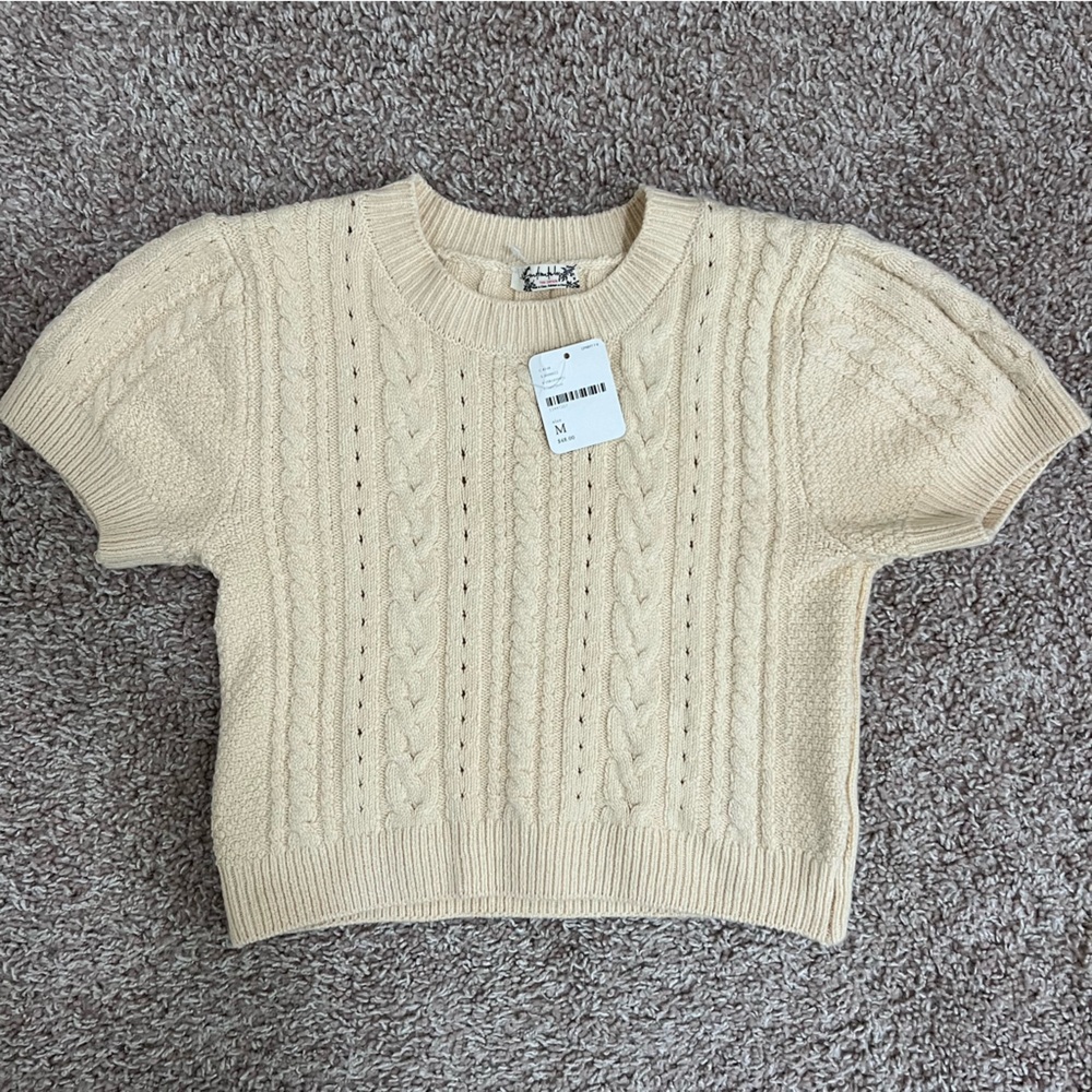 Free People Crop Sweater
